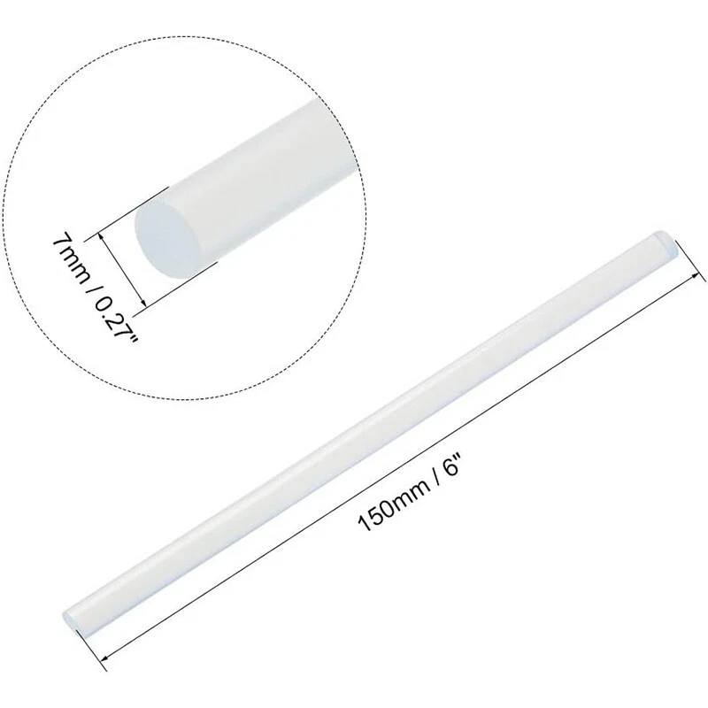 迷你热胶棒,直径 0.7 x 15 厘米,适合 DIY 工艺装饰 — 第 2/4 张图片
