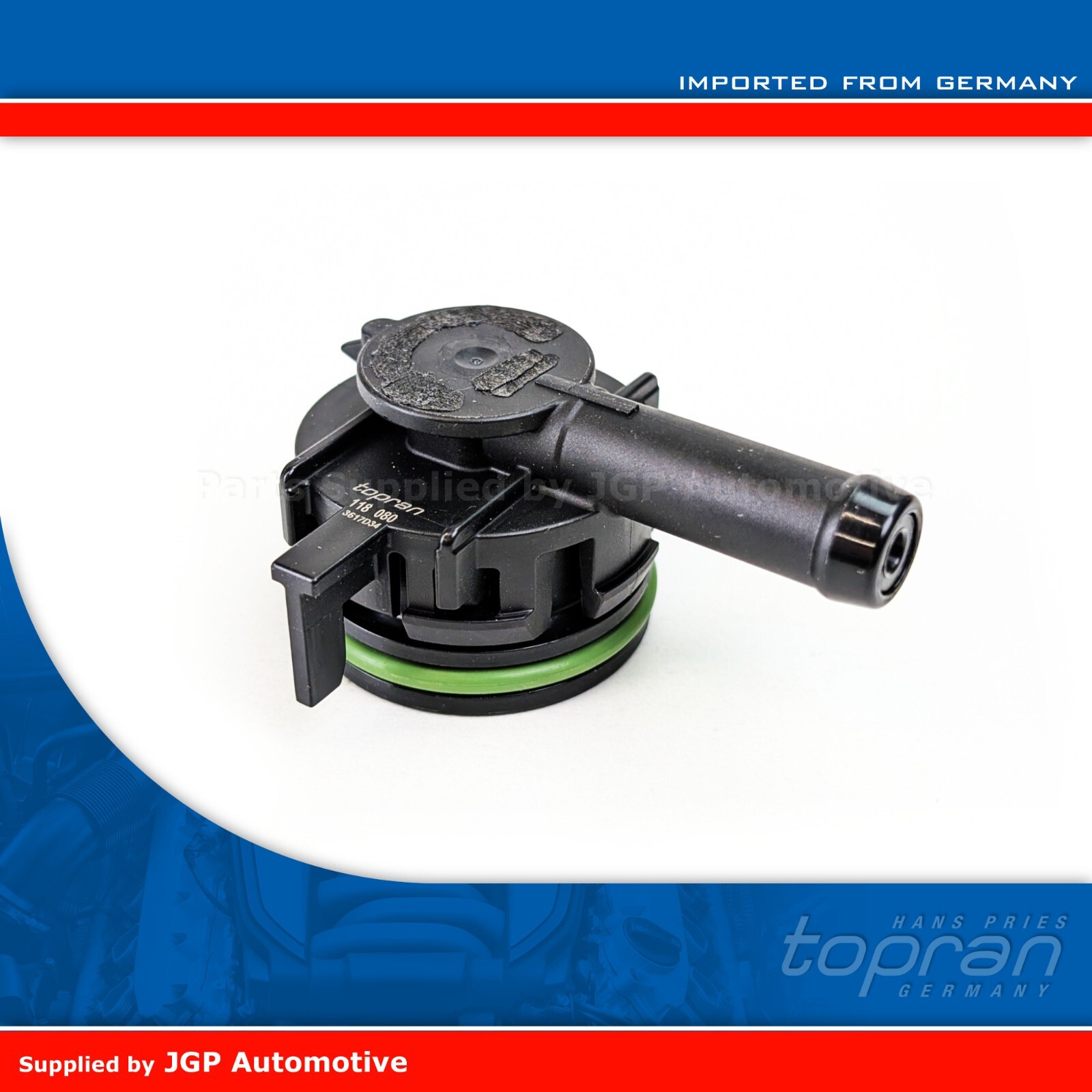 Crankcase Breather Valve PCV - 1.0 1.2 1.4 Petrol - Audi VW 04E103175M