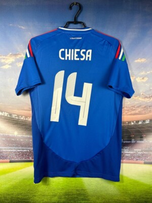 Chiesa Italy Team Jersey Home Football Soccer Shirt Adidas Maglia