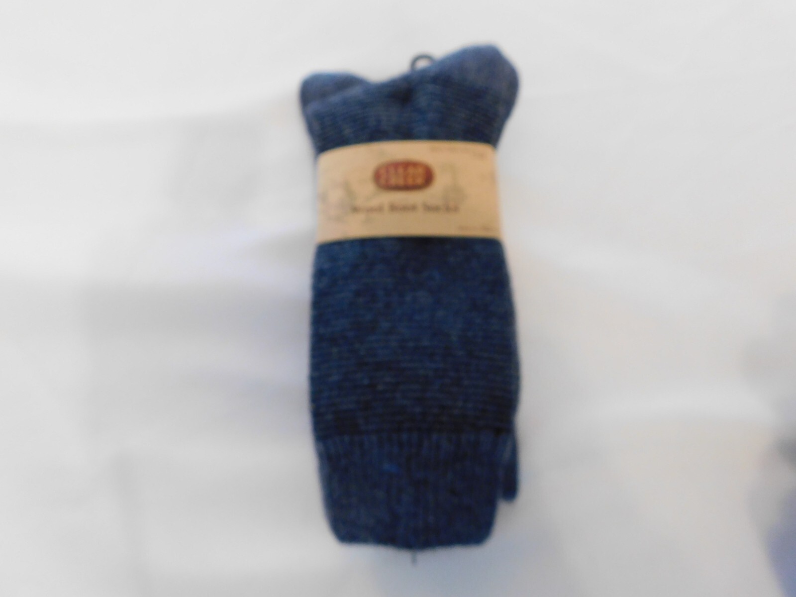 Men's Clear Creek 2 pack Pair Wool Boot Socks Shoe Size 6-12 Blue NEW