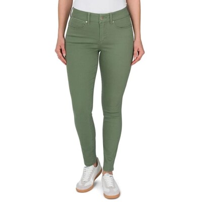 Seven7 Women's Tummyless High Rise Slimming Control Panel Skinny Jeans