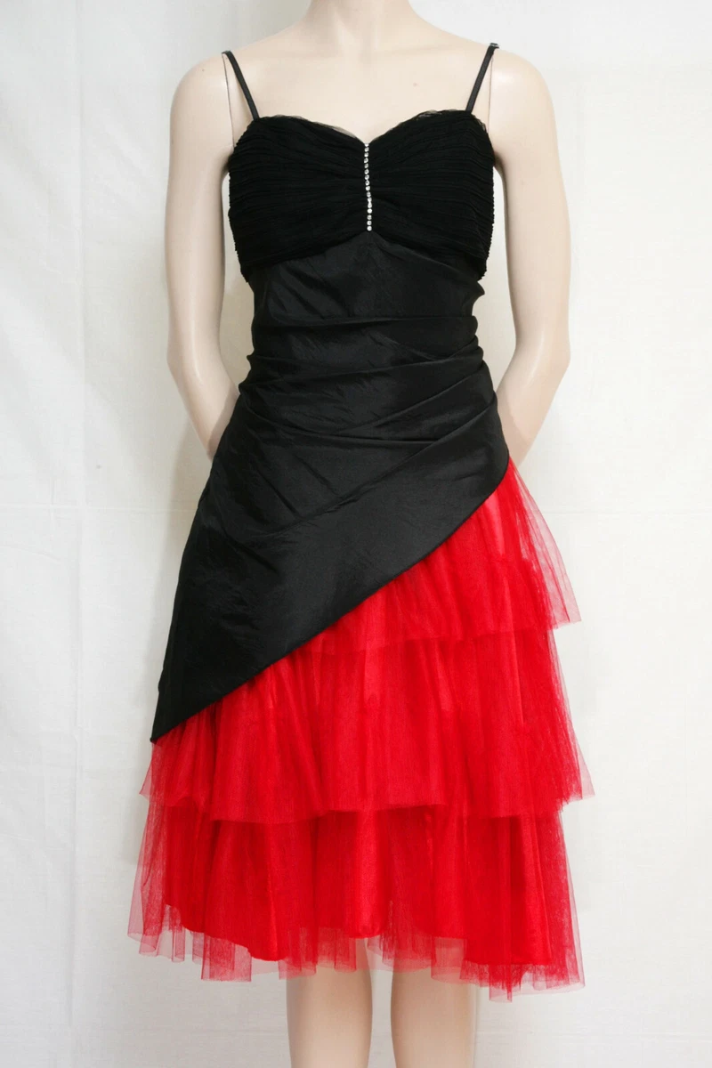 Black tulle top skirt size 18
