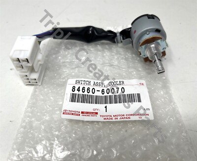 Toyota Genuine 8466060070 Switch Assy Heater Blower 84660-60070