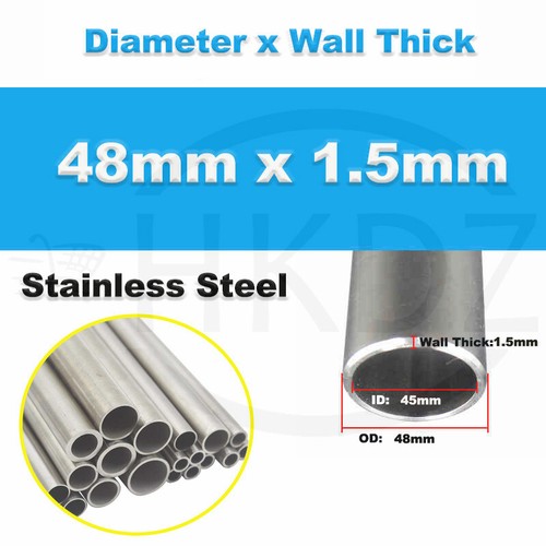 Stainless Steel Round Tube Pipe 304 Grade Diameter 8 -325mm Length 100mm Various - Picture 97 of 181