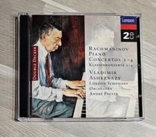 2CD Reference ASHKENAZY /RACHMANINOV: Piano Concertos 1 - 4, Andre Previn, LSO