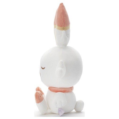 Pokemon Scorbunny Large Plush POKE PEACE Stuffed Toy Pokemon Peaceful Place New - Picture 5 of 6