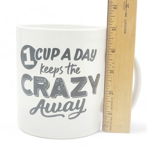 Premier Finds Xtra Large 30 oz Coffee Tea Cup Mug Funny Novelty Gift New Crazy - Picture 11 of 19
