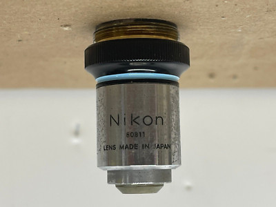 Nikon Plan 40 X, 0.65, 0.17 80811 Microscope Objective Lens, Clean Optics