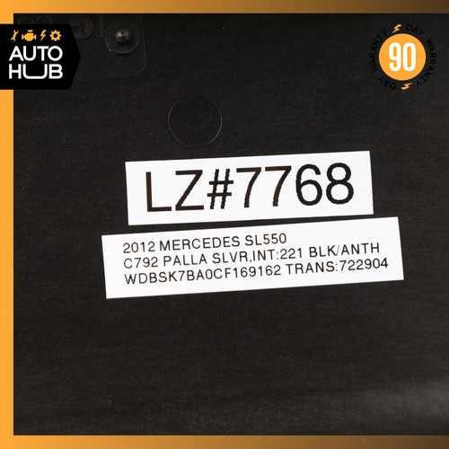 03-12 Mercedes R230 SL550 SL55 AMG Engine Fusebox Control Module Bay Cover OEM - Picture 12 of 12