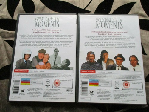 BBC GREAT COMEDY MOMENTS + MORE BBC GREAT COMEDY MOMENTS X2 BBC DVD'S UK PAL - 第 2/3 張圖片