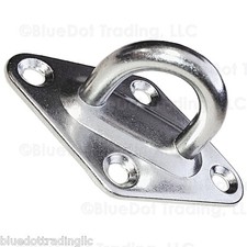 HEAVY DUTY DIAMOND PAD EYE 316 STAINLESS STEEL 3-1/8"
