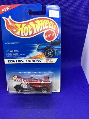 1995 HotWheels Dogfighter 1996 First Editions 10/12 Red K9