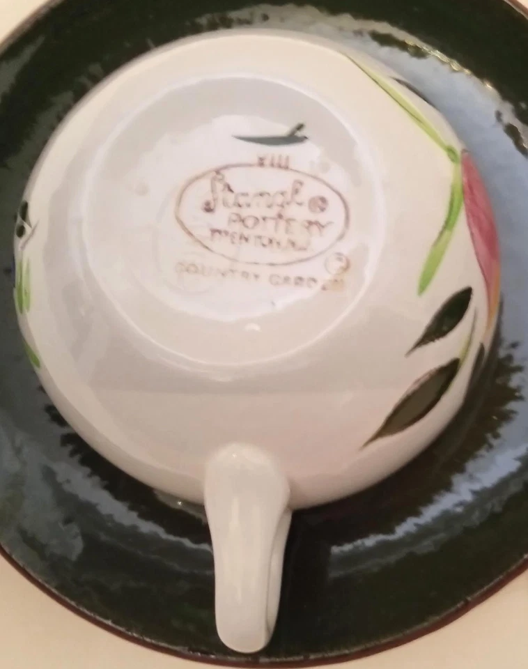 2 SETS VTG. STANGL COUNTRY GARDEN PATTERN CUPS & SAUCERS - Image 3 of 4