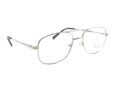 CLEARVISION CVO M602 Men's Gunmetal Square Metal Eyeglasses Frames 55-19 145 NEW