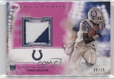 2015 Topps Inception Rookie Magenta 30/75 Phillip Dorsett #RP-PD Patch 15w6