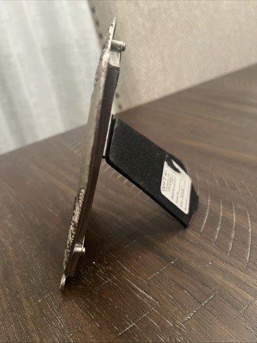 Barron Pewter Picture Frame W/ Swirls 3.5" x 5" Back Stand - Picture 7 of 10