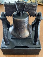 Financial Promotions Co. - Liberty Bell Collector's metal coin bank, made in USA