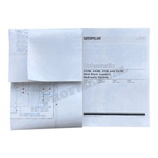 Caterpillar 232B 242B 252B 262B Skid Steer Hydraulic Schematic Service Manual