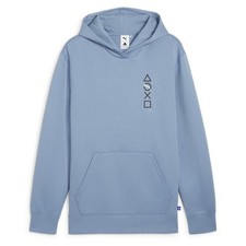 PUMA X Playstation Graphic Pullover Hoodie Mens Blue Casual Outerwear 62467820