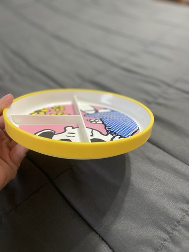 Peanuts Charlie Brown’s Lucy Divided Children's Melamine Plastic Plate - Picture 7 of 10
