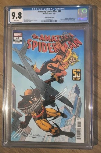Amazing Spider-man  #42 Cgc9.8 (damaged slab) Saviuk variant