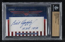 2010 Razor Sports Icons Cut Signature Edition 1/1 Bill Gadsby Auto HOF lz7