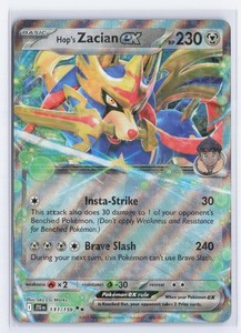 Hop's Zacian ex 111/159 - Journey Together Double Rare Holo