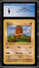 Pokemon Diglett Base Set Shadowless 1st Edition #47 CGC 9 Mint