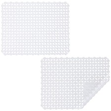 Coopay 2 Pack Kitchen Sink Mats for Stainless Steel, PVC Sink Protectors for ...