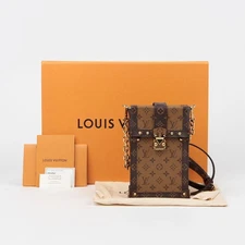 Louis Vuitton M67873 Pochette Trunk Vertical Crossbody Bag 145696109