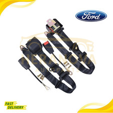 Fit for All Ford Car Seat Belts 2Pcs Front Pair 3-Point Universal Safety Black