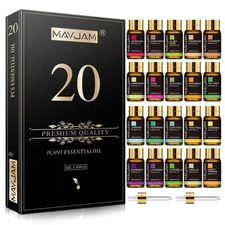 MAYJAM Tea Tree Essential Oil Gift Set – 20 x 5ml for Diffuser & Skin Care