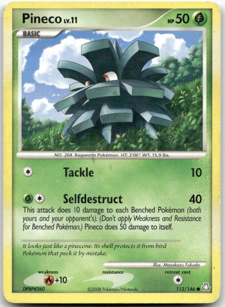 Pineco 113/146 Common Legends Awakened Pokemon MP