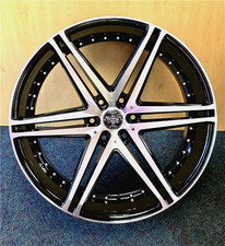 24 Versante Ve233-m Wheel 24x10 6x139.7 30 C.b 78.1 Black Machined Rim 