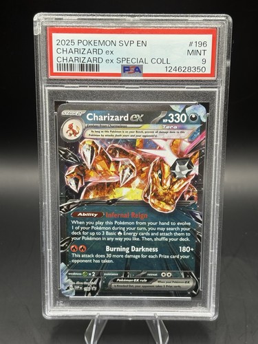 Pokémon Charizard ex 196 SVP Black Star Promos Holo PSA 9