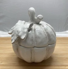 Mikasa Countryside Harvest Dolomite 5" Pumpkin Covered Soup Bowl