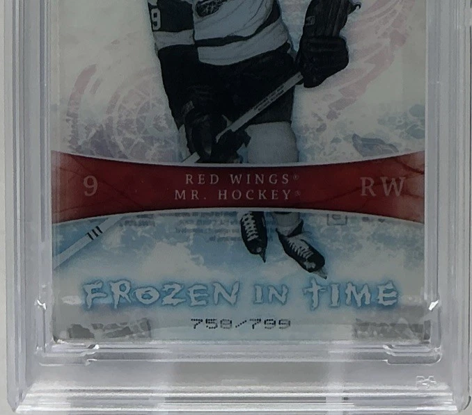 Gordie Howe PSA 10 -2007 Upper Deck Trilogy “Mr. Hockey-Frozen in Time” /799 HOF - Image 3 of 4