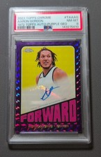 2023-24 Topps Chrome - 1972 Topps Autographs Aaron Gordon #TA-AAG Purple...