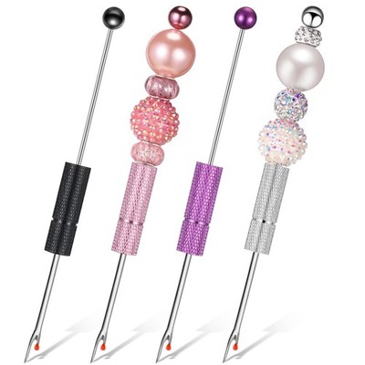 Tondiamo 4 Pcs Beadable Thread Cutter Seam Rippers for Sewing Multicolor 