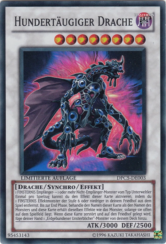 YU-GI-OH, HUNDERTÄUGIGER DRACHE, SR, DPC5-DE003, LIM, TOP - Bild 1 von 1