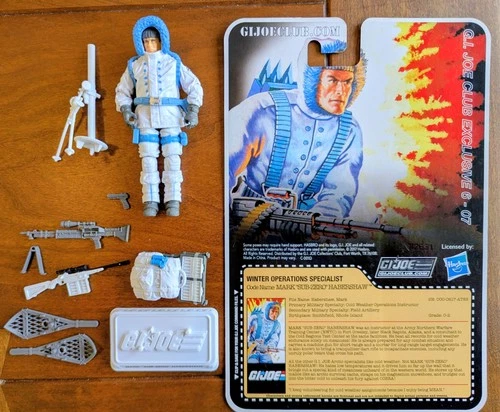 GI JOE Cobra NM/M Sub-Zero Collector Club FSS 2018 Exclusive & Full Card SubZero