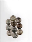 Ten AU Philadelphia Peace Dollars