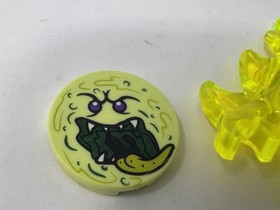 LEGO - Skreemer Minifigure Ghost Neon Green Ninjago 70732 70734 70738 Halloween