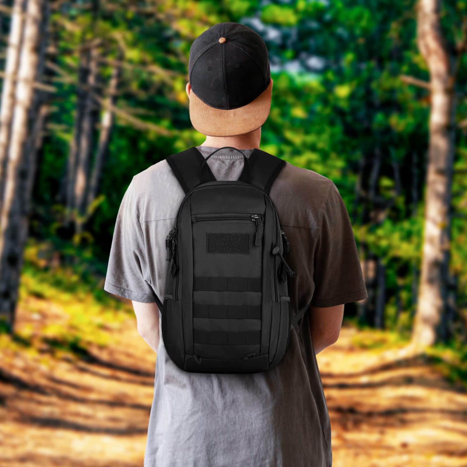 10L Tactical Backpack Small Backpack Mini Daypack… - image 7