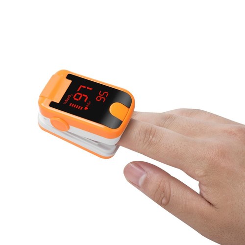 Portable Pulse Oximeter Finger Tip Blood Oxygen Monitor SpO2 PR Care - Picture 7 of 11