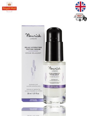 Nourish London Relax Hydrating Peptide Serum Relaxant spendet Feuchtigkeit und beruhigt 30ml.