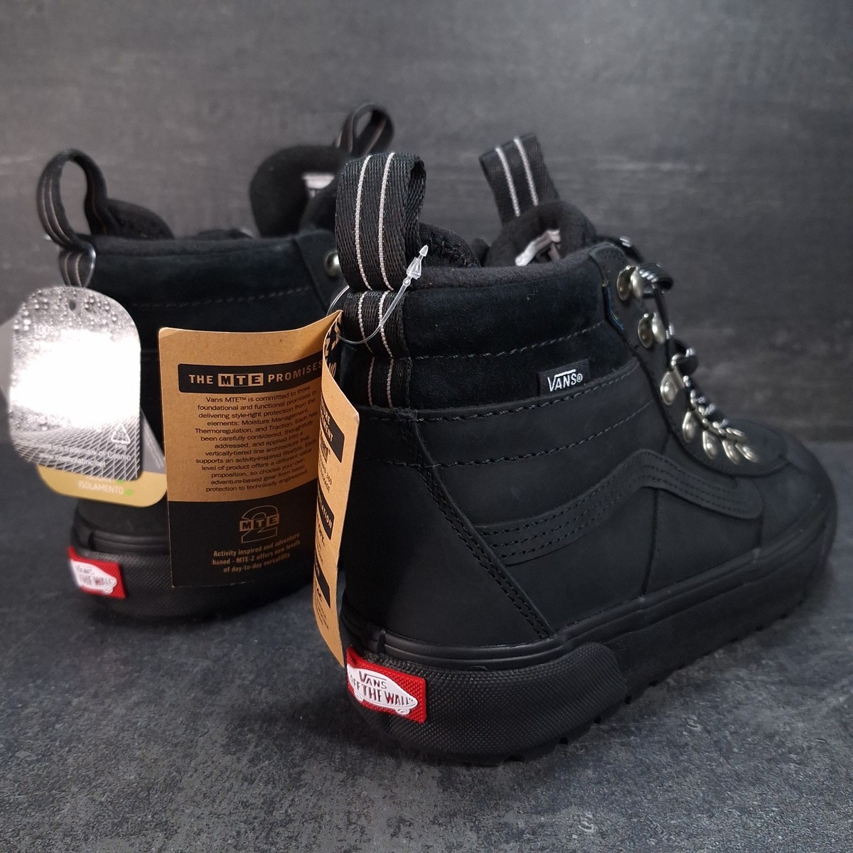 VANS Sk8-Hi DR‎ MTE-2 Shoe Black Iguchi Rare Boots Blackout Men\'s Size 4 NEW VANS Sk8-Hi DR MTE-2 Men main image 4