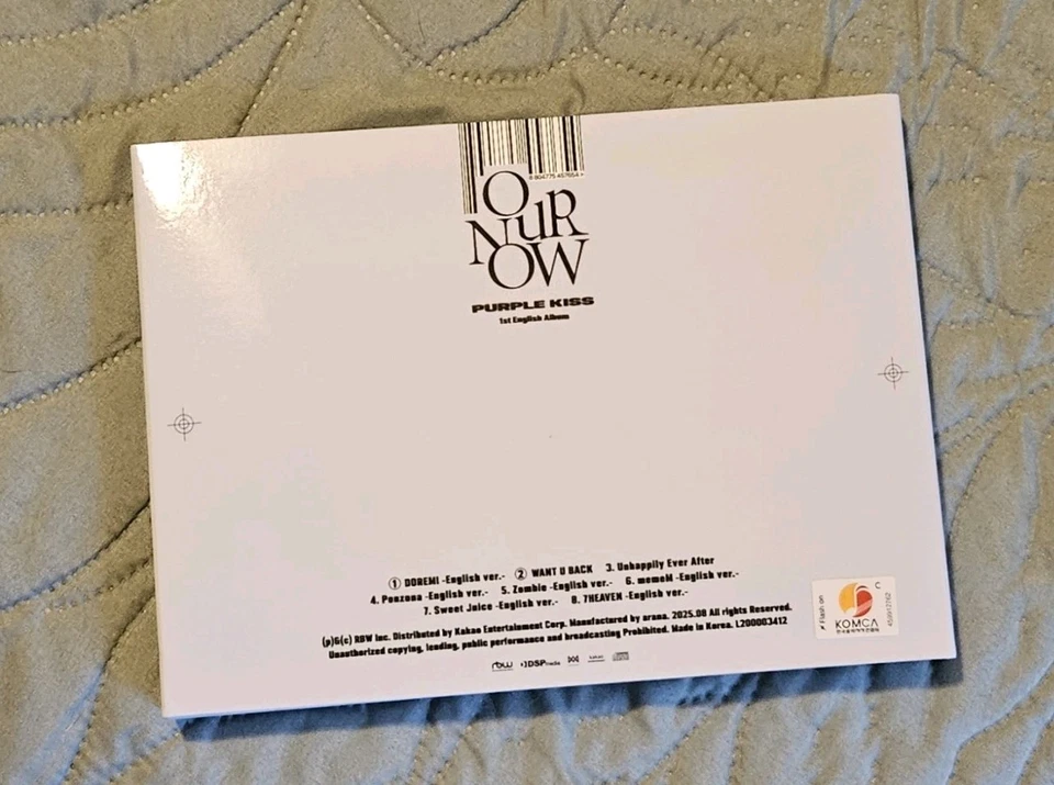 Purple Kiss - Our Now Album - All Inclusions + Goeun Makestar POB Photocard  - Image 2 of 3