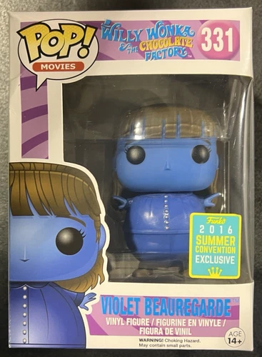 Funko POP! Movies Willy Wonka - Violet Beauregarde #331 SDCC 2016 *Damaged Box *