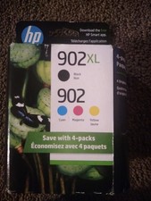 HP 902xl Black 902 y,c,m 4pk Ink Cartridges OEM FAST SHIP 2025/6